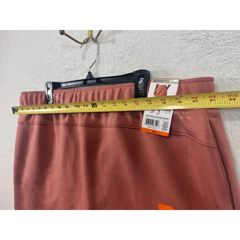 Mondetta Womens High Rise Walking Skort XXL Pink Recycled Tencel Performance New